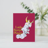 Carte postale Lady Player (Debout devant)