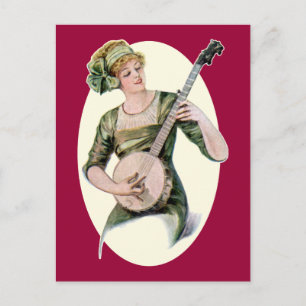 Carte postale Lady Player
