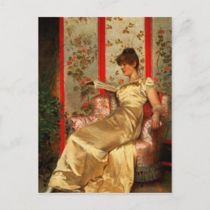 Carte Postale Lady Reading