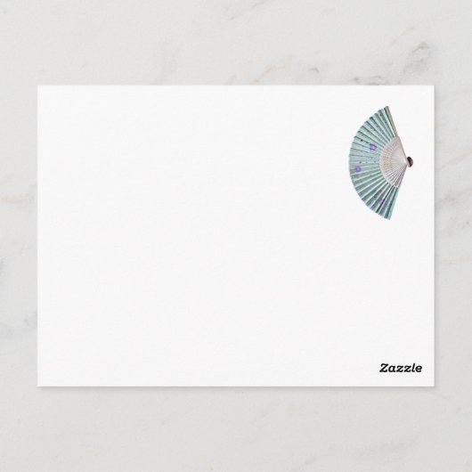 Carte Postale Lady Regency Bleue (Dos)