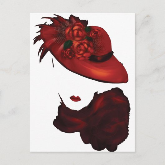 Carte Postale Lady Scarlet (Devant)