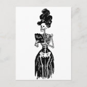 Carte Postale Lady Skeleton (Devant)
