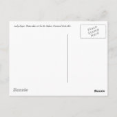 Carte Postale Lady Slipper (Dos)