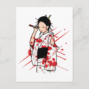 Carte Postale Lady Snow Blood
