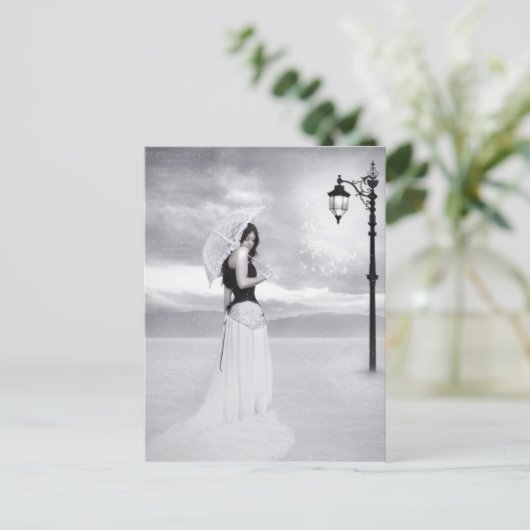 Carte postale "Lady Snowflake" (Debout devant)