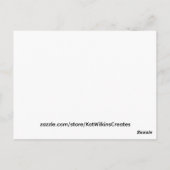 Carte Postale lady sunset silhouette (Dos)