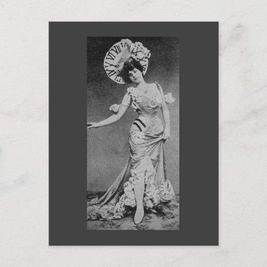 Carte Postale Lady Time (Devant)