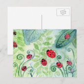 Carte Postale Ladybird (Devant / Derrière)