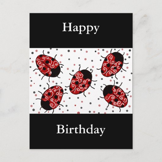 Carte Postale Ladybug (Devant)