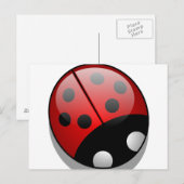 Carte Postale Ladybug (Devant / Derrière)