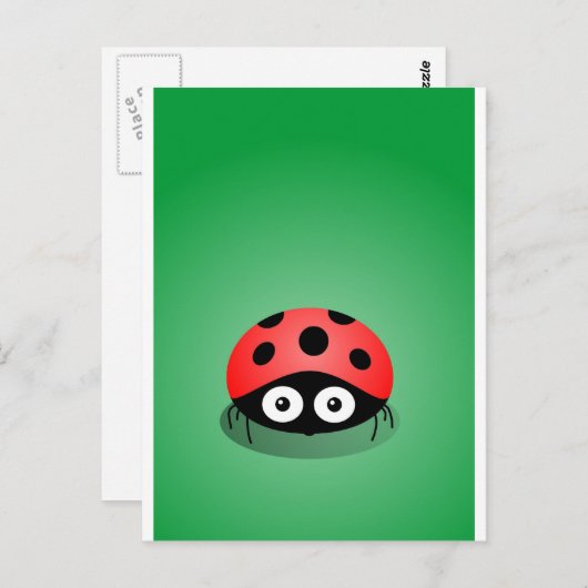 Carte Postale Ladybug (Devant / Derrière)