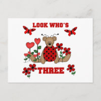 Ladybug Bear 3e maillots d'anniversaire