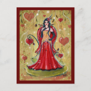 Carte Postale Ladybug Fairy Heart valentine fairy par Renee