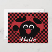 Carte Postale Ladybug Fun Postcard (Devant / Derrière)