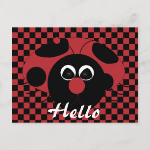 Carte Postale Ladybug Fun Postcard