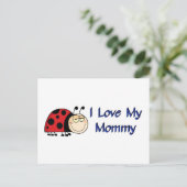 Carte Postale Ladybug J'Aime Ma Maman (Debout devant)