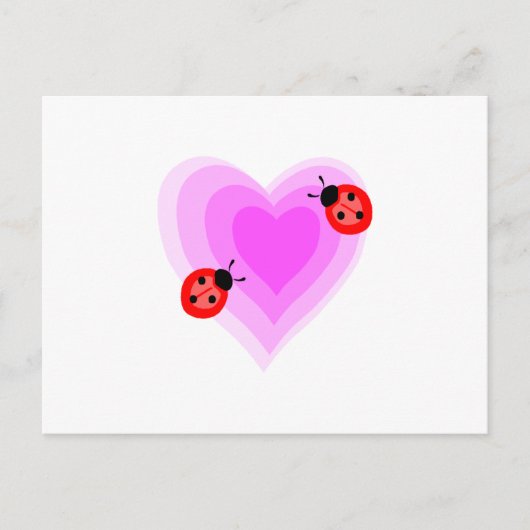 Carte Postale Ladybug Love (Devant)