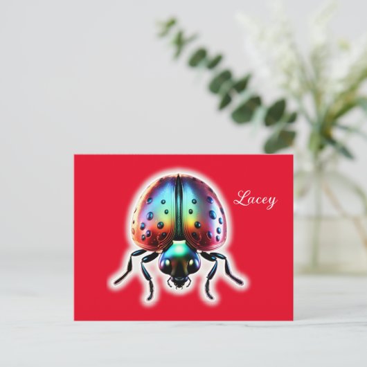 Carte Postale Ladybug moderne (Debout devant)