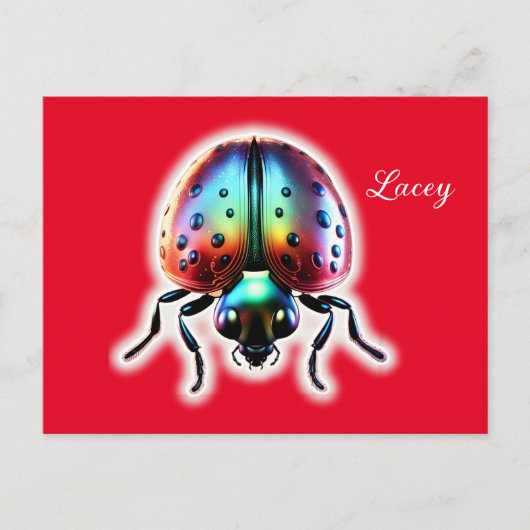 Carte Postale Ladybug moderne (Devant)