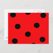 Carte postale Ladybug Spots (Devant / Derrière)