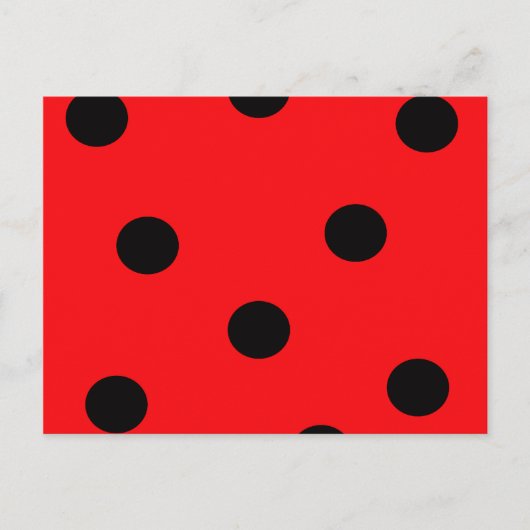 Carte postale Ladybug Spots (Devant)