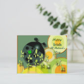 Carte Postale Ladybug très irlandais (Debout devant)