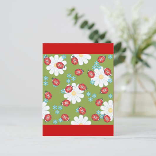 Carte Postale Ladybugs (Debout devant)