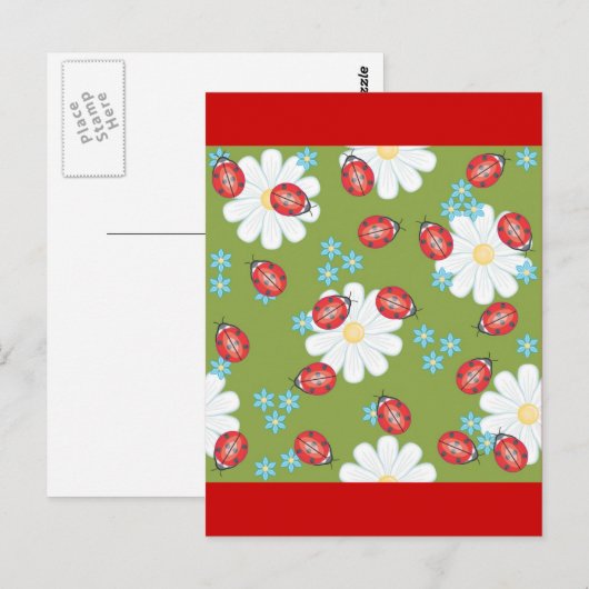 Carte Postale Ladybugs (Devant / Derrière)
