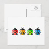 Carte Postale Ladybugs (Devant / Derrière)
