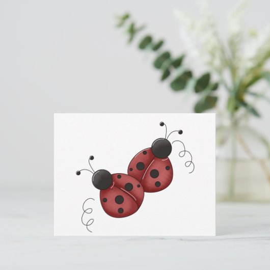 Carte Postale Ladybugs (Debout devant)