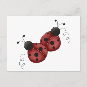 Carte Postale Ladybugs