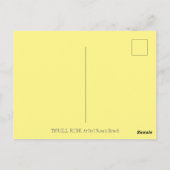 CARTE POSTALE LADYBUGS QUI RETOURNENT SUR LES FEUILLES D'AUTOMNE (Dos)