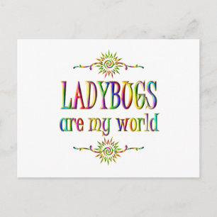 Carte Postale LADYBUGS sont mon monde