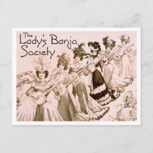 Carte postale Lady's Banjo Society