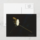 Carte Postale L'aérospatiale dans l'espace (Devant / Derrière)