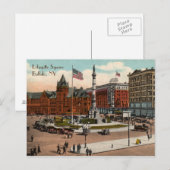 Carte Postale Lafayette Carré Buffalo Vintage (Devant / Derrière)