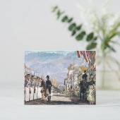 Carte Postale Lafayette et la Garde nationale par Ken Riley (Debout devant)