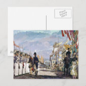 Carte Postale Lafayette et la Garde nationale par Ken Riley (Devant / Derrière)