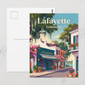 Carte Postale Lafayette, Louisiane (Devant / Derrière)