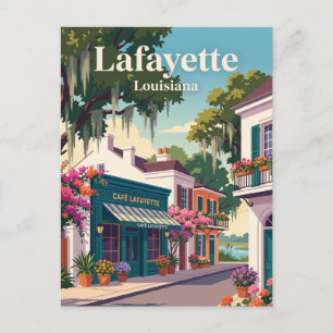 Carte Postale Lafayette, Louisiane