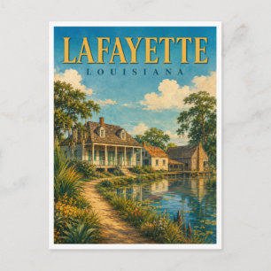 Carte Postale Lafayette Louisiane Vermilionville GeoSaga