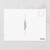 Carte Postale L'affiche de New York "Magic Purple" à l'automne (Dos)