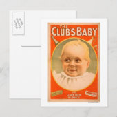 Carte Postale L'affiche théâtrale pour bébés du Club (Devant / Derrière)