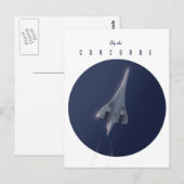 Carte Postale L'affiche Voyage de Concorde (Devant / Derrière)