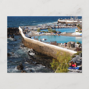 Carte Postale Lago Martiánez, Puerto de la Cruz, Tenerife, Espag