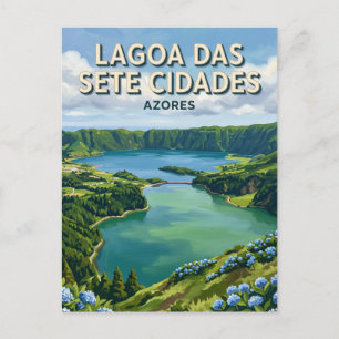 Carte Postale Lagoa das Sete Cidades Portugal