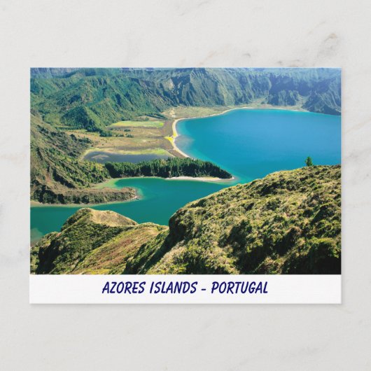 Carte Postale Lagoa do Fogo - Açores (Devant)