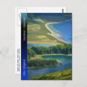 Carte Postale Lagoa do Fogo, Açores (Devant / Derrière)