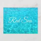 Carte Postale Lagon azur en mer Rouge (Devant)