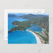 Carte Postale Lagon Bleu (Devant / Derrière)